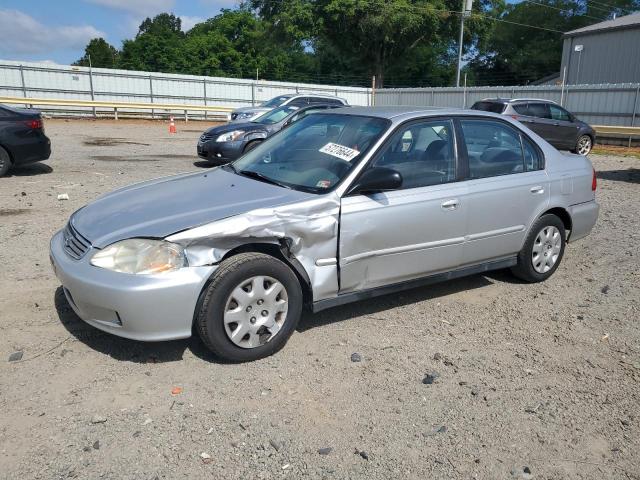 2HGEJ6616YH533517 - 2000 HONDA CIVIC BASE SILVER photo 1