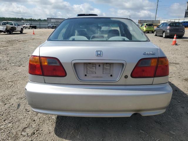 2HGEJ6616YH533517 - 2000 HONDA CIVIC BASE SILVER photo 6