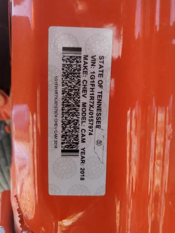1G1FH1R7XJ0157974 - 2018 CHEVROLET CAMARO SS ORANGE photo 12