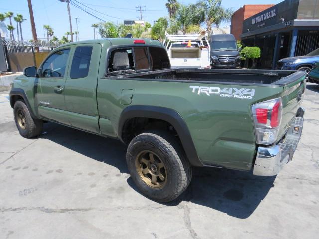3TYSZ5AN2MT029125 - 2021 TOYOTA TACOMA ACCESS CAB მწვანე ფოტო 3
