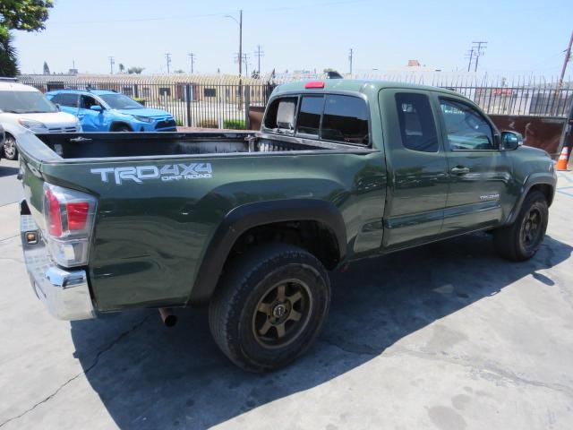 3TYSZ5AN2MT029125 - 2021 TOYOTA TACOMA ACCESS CAB GREEN photo 4