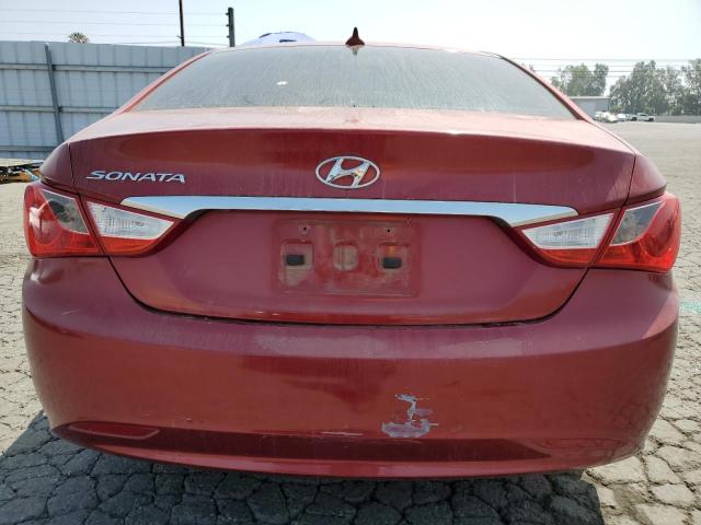 5NPEB4AC8CH330119 - 2012 HYUNDAI SONATA GLS RED photo 6