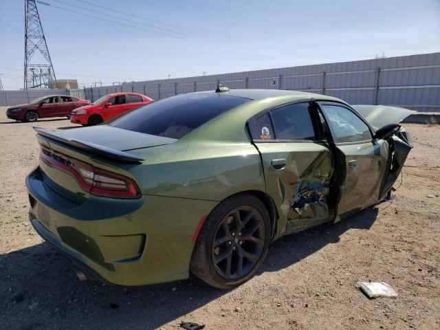 2C3CDXHGXMH593626 - 2021 DODGE CHARGER GT GREEN photo 3