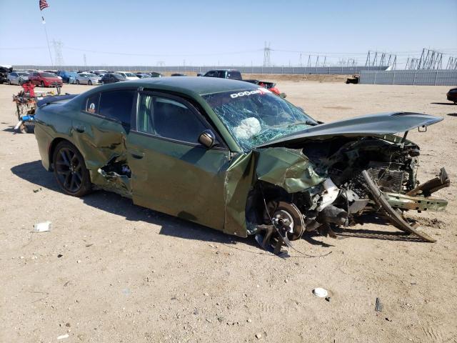 2C3CDXHGXMH593626 - 2021 DODGE CHARGER GT GREEN photo 4