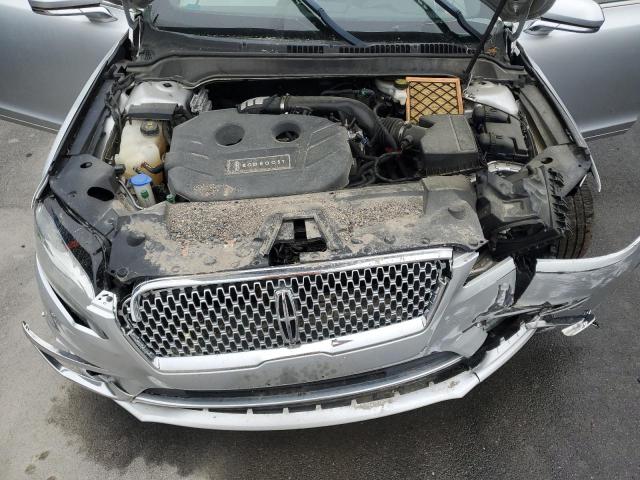 3LN6L5F90HR605065 - 2017 LINCOLN MKZ RESERVE ვერცხლისფერი ფოტო 11
