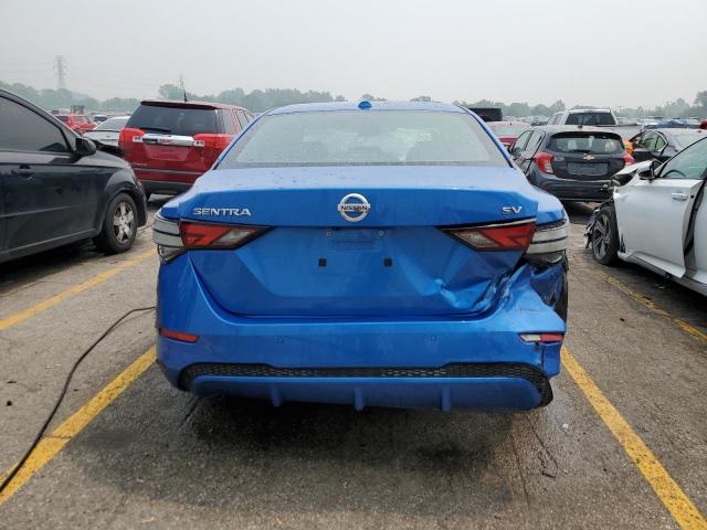 3N1AB8CV4LY224082 - 2020 NISSAN SENTRA SV BLUE photo 6