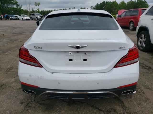 KMTG34LE3KU019305 - 2019 GENESIS G70 PRESTIGE WHITE photo 6