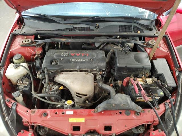 4T1CE38P94U923850 - 2004 TOYOTA CAMRY SOLA SE RED photo 11