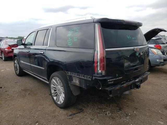 1GYS4UKJXFR652407 - 2015 CADILLAC ESCALADE ESV PLATINUM BLACK photo 2