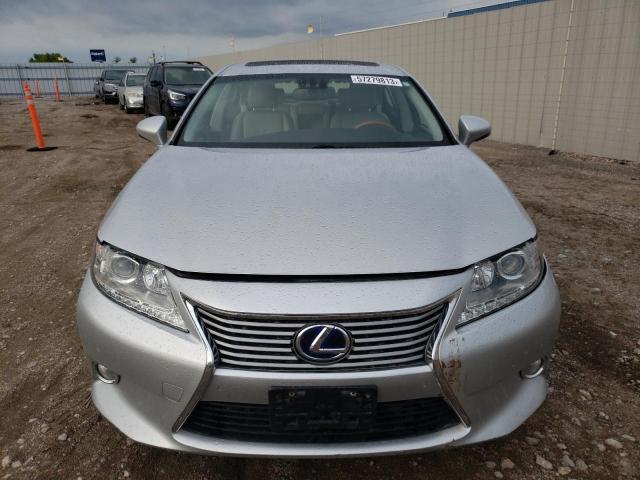 JTHBW1GG0D2028406 - 2013 LEXUS ES 300H SILVER photo 5