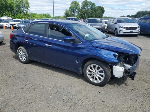 3N1AB7AP8KY335652 - 2019 NISSAN SENTRA S 蓝色 照片 4