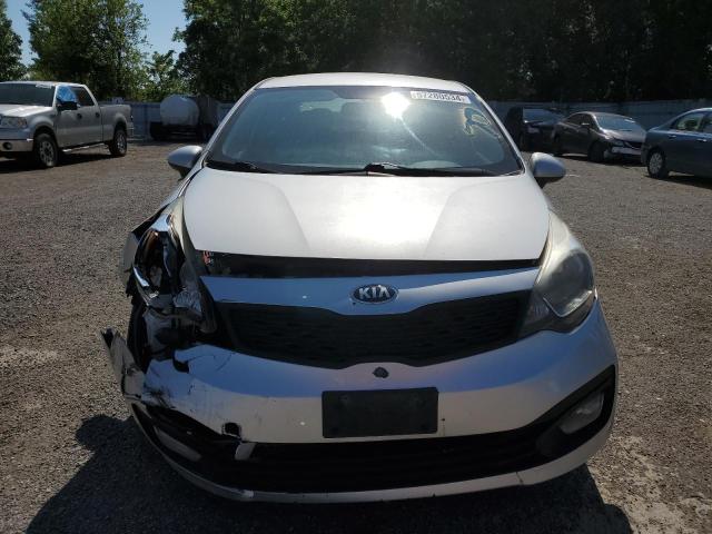 KNADM4A38D6145163 - 2013 KIA RIO LX SILVER photo 5