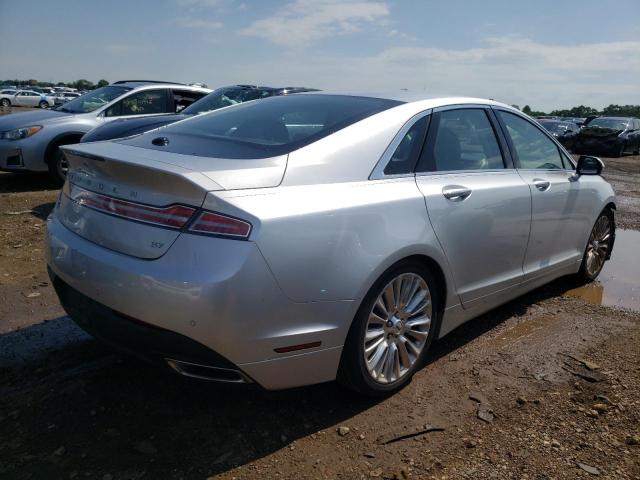 3LN6L2GK2ER802430 - 2014 LINCOLN MKZ SILVER photo 3