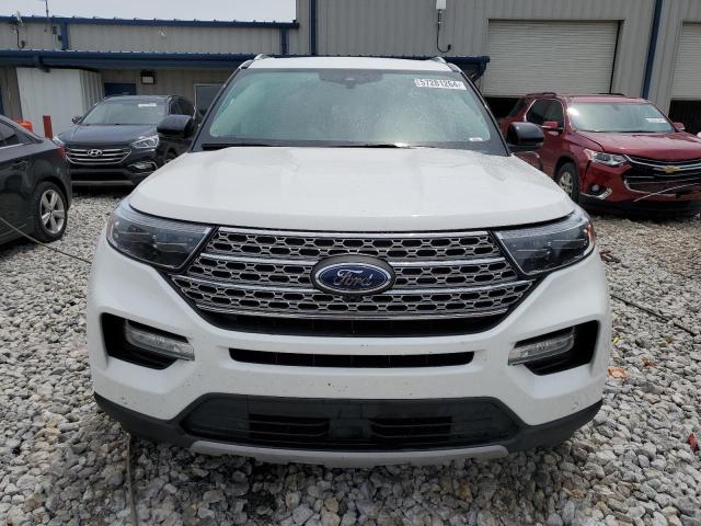 1FMSK8FH2NGA37964 - 2022 FORD EXPLORER LIMITED WHITE photo 5