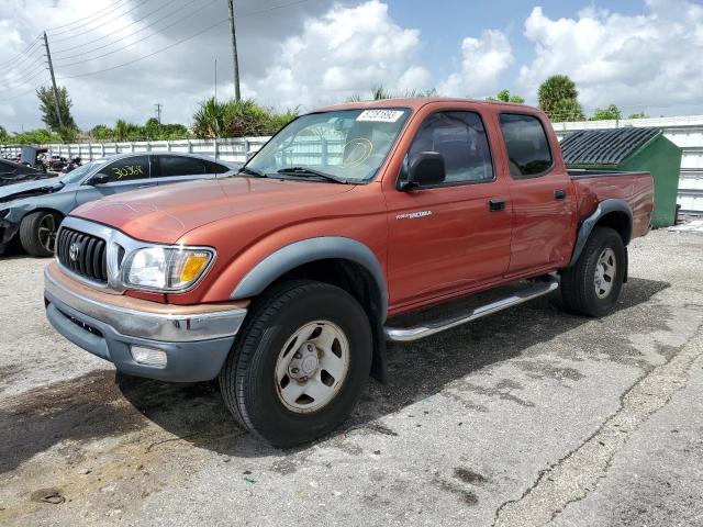 5TEGM92N13Z215651 - 2003 TOYOTA TACOMA DOUBLE CAB PRERUNNER RED photo 1