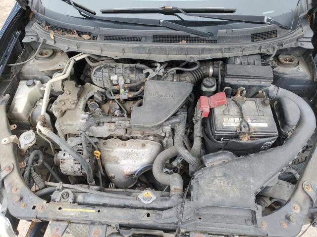 JN8AS5MV2CW406174 - 2012 NISSAN ROGUE S BLACK photo 12
