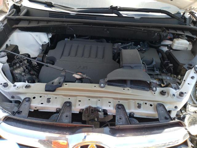 5TDKKRFH8GS161840 - 2016 TOYOTA HIGHLANDER XLE Սպիտակ լուսանկար 12