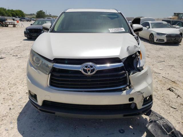 5TDKKRFH8GS161840 - 2016 TOYOTA HIGHLANDER XLE Սպիտակ լուսանկար 5