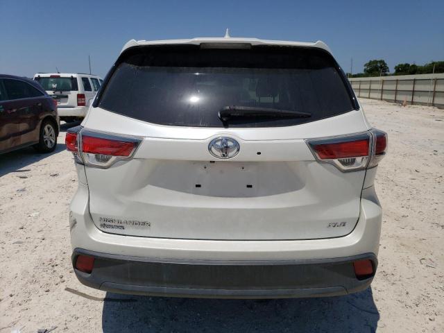 5TDKKRFH8GS161840 - 2016 TOYOTA HIGHLANDER XLE Սպիտակ լուսանկար 6