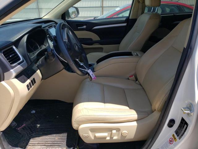 5TDKKRFH8GS161840 - 2016 TOYOTA HIGHLANDER XLE Սպիտակ լուսանկար 7