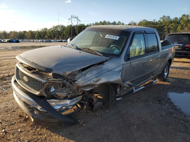 1FTRW07W31KA86300 - 2001 FORD F150 SUPERCREW GRAY photo 1