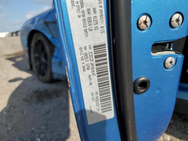 2C3CDZFJ0FH910147 - 2015 DODGE CHALLENGER R/T SCAT PACK BLUE photo 12
