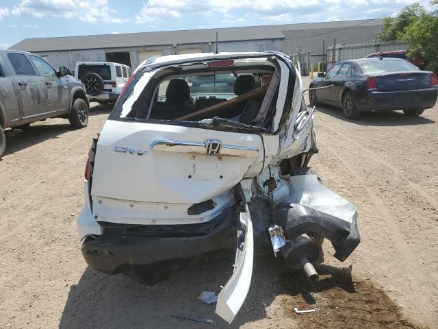 JHLRE48748C044274 - 2008 HONDA CR-V EXL WHITE photo 6