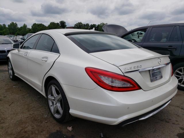 WDDLJ9BB7DA068556 - 2013 MERCEDES-BENZ CLS 550 4MATIC WHITE photo 2