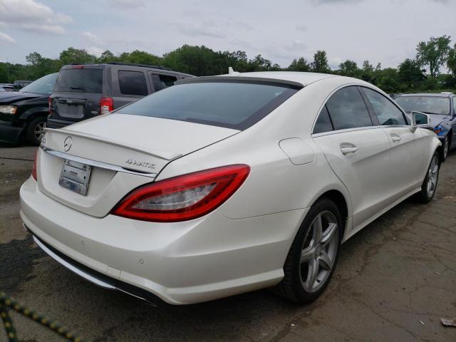 WDDLJ9BB7DA068556 - 2013 MERCEDES-BENZ CLS 550 4MATIC WHITE photo 3