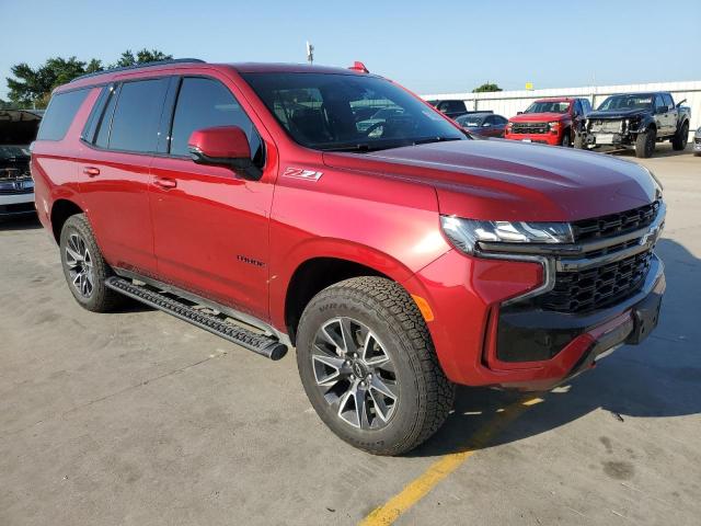 1GNSKPKD9NR277557 - 2022 CHEVROLET TAHOE K1500 Z71 RED photo 4