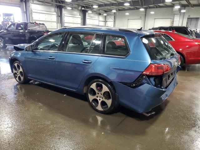 3VWCA7AUXFM505860 - 2015 VOLKSWAGEN GOLF SPORT TDI S BLUE photo 2