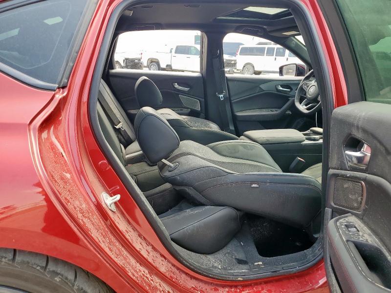 19UUB5F56MA006043 - 2021 ACURA TLX TECH A RED photo 10