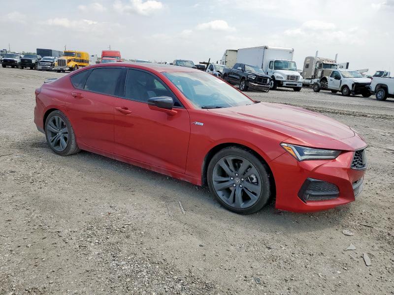 19UUB5F56MA006043 - 2021 ACURA TLX TECH A RED photo 4