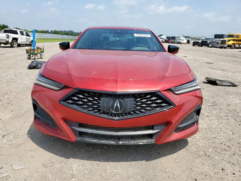19UUB5F56MA006043 - 2021 ACURA TLX TECH A RED photo 5