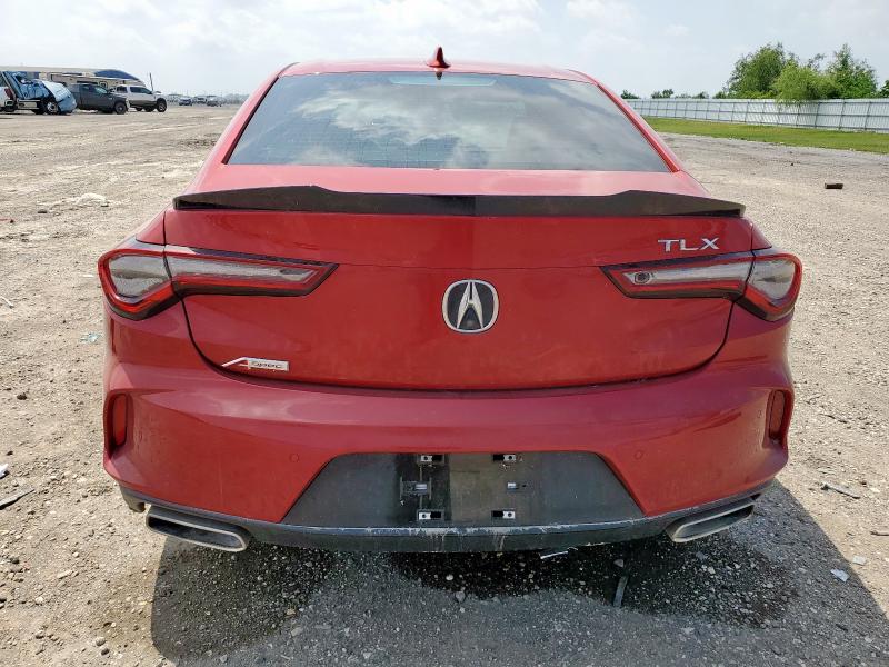 19UUB5F56MA006043 - 2021 ACURA TLX TECH A RED photo 6