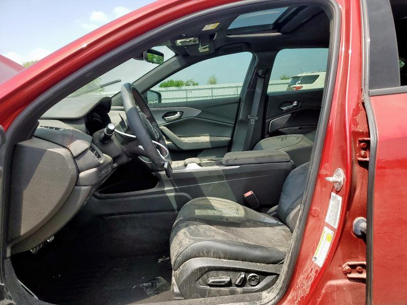 19UUB5F56MA006043 - 2021 ACURA TLX TECH A RED photo 7