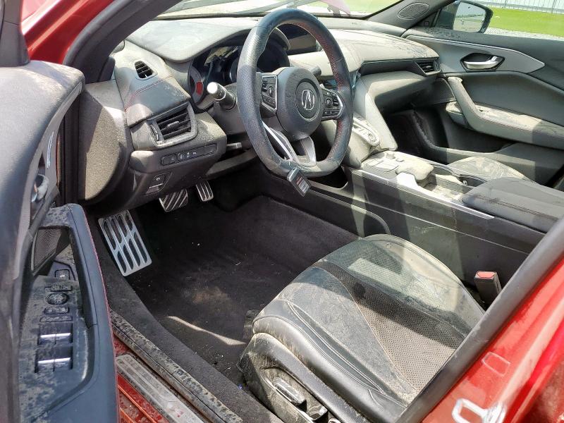 19UUB5F56MA006043 - 2021 ACURA TLX TECH A RED photo 8