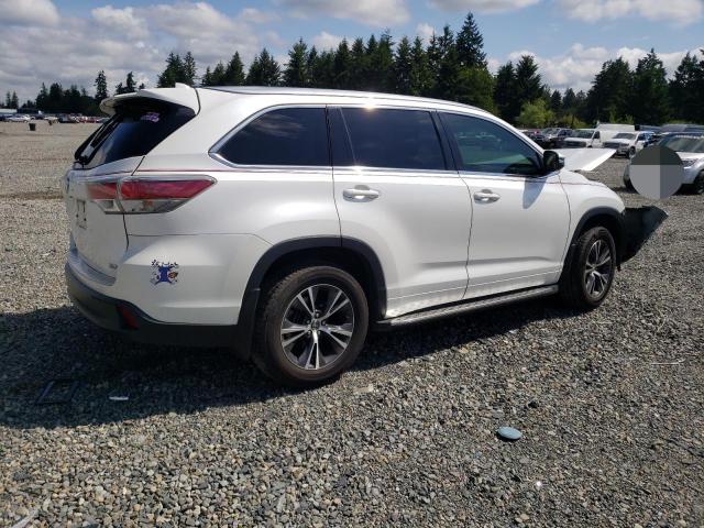 5TDKKRFH3GS164001 - 2016 TOYOTA HIGHLANDER XLE 白色 照片 3