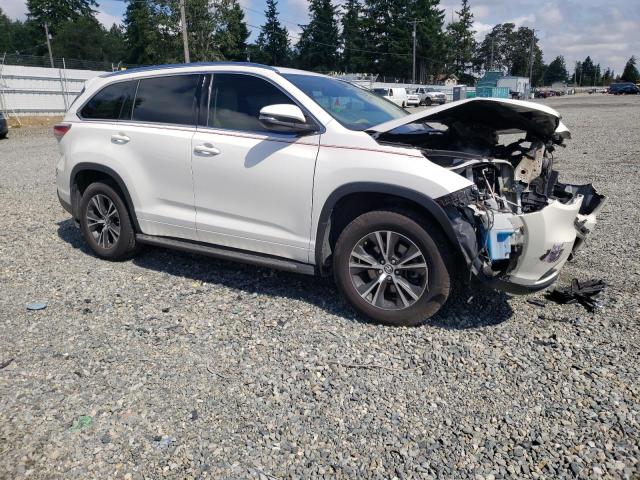 5TDKKRFH3GS164001 - 2016 TOYOTA HIGHLANDER XLE 白色 照片 4