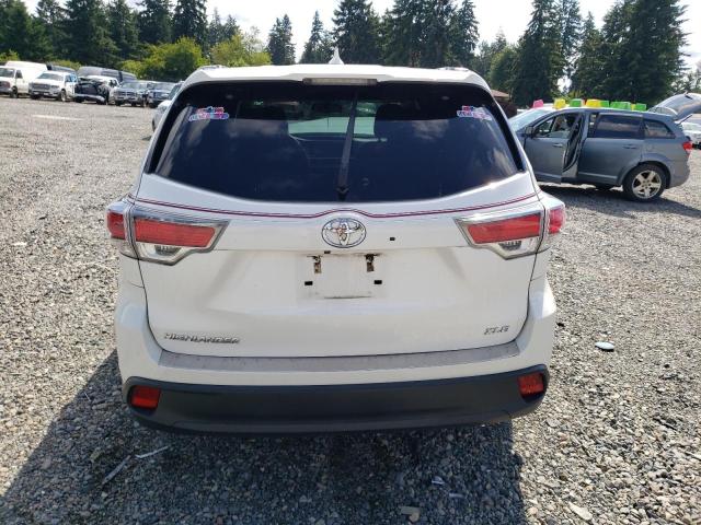 5TDKKRFH3GS164001 - 2016 TOYOTA HIGHLANDER XLE 白色 照片 6