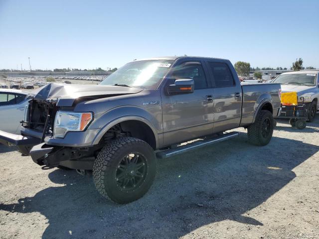 1FTFW1EF3DFC88451 - 2013 FORD F150 SUPERCREW GRAY photo 1