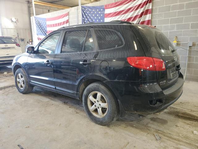 5NMSG73D67H113649 - 2007 HYUNDAI SANTA FE GLS BLACK photo 2