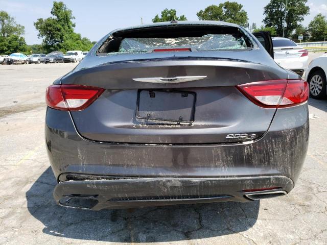 1C3CCCBG0FN730507 - 2015 CHRYSLER 200 S BLACK photo 6