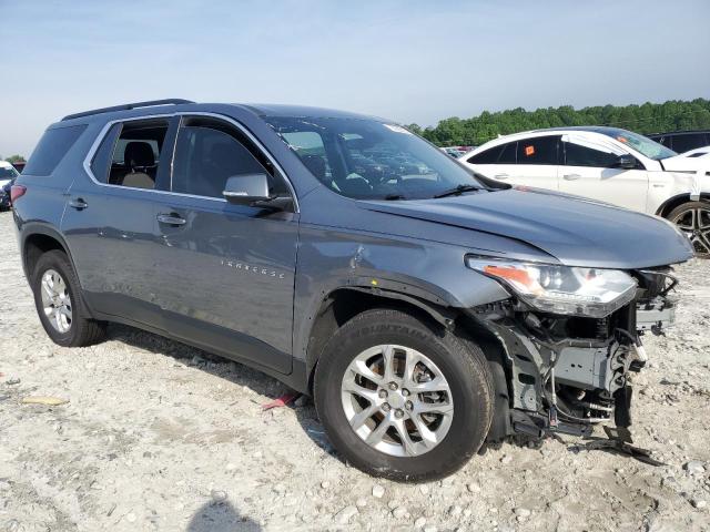 1GNERGKW8MJ125440 - 2021 CHEVROLET TRAVERSE LT GRAY photo 4