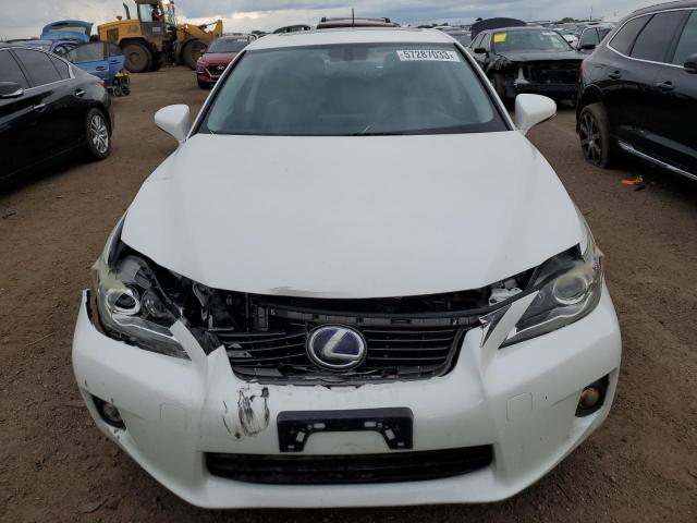 JTHKD5BH5D2172188 - 2013 LEXUS CT 200 WHITE photo 5