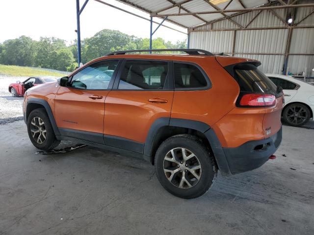1C4PJMBS7GW193627 - 2016 JEEP CHEROKEE TRAILHAWK ORANGE photo 2