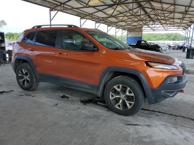 1C4PJMBS7GW193627 - 2016 JEEP CHEROKEE TRAILHAWK ORANGE photo 4