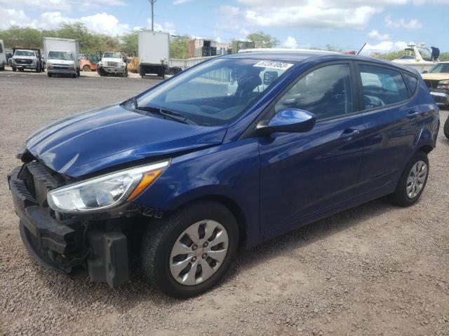 KMHCT5AE6FU224592 - 2015 HYUNDAI ACCENT GS BLUE photo 1