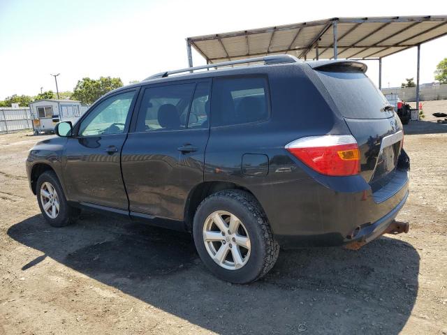 5TDBK3EH7AS034423 - 2010 TOYOTA HIGHLANDER BLACK photo 2