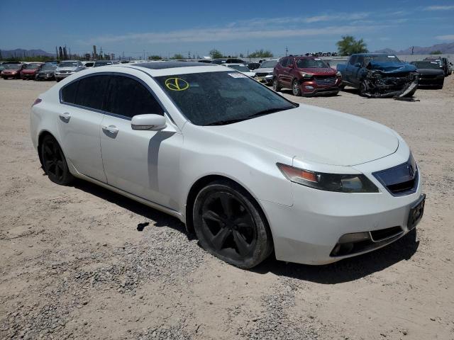 19UUA9F55DA002494 - 2013 ACURA TL TECH WHITE photo 4